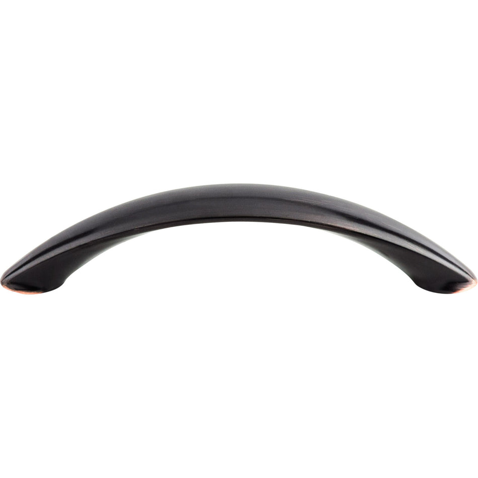 Top Knobs M1926: 4" cc Dakota Arc Cabinet Pull - Tuscan Bronze