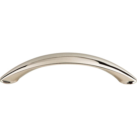 Top Knobs M1927: 4" cc Dakota Arc Cabinet Pull - Polished Nickel