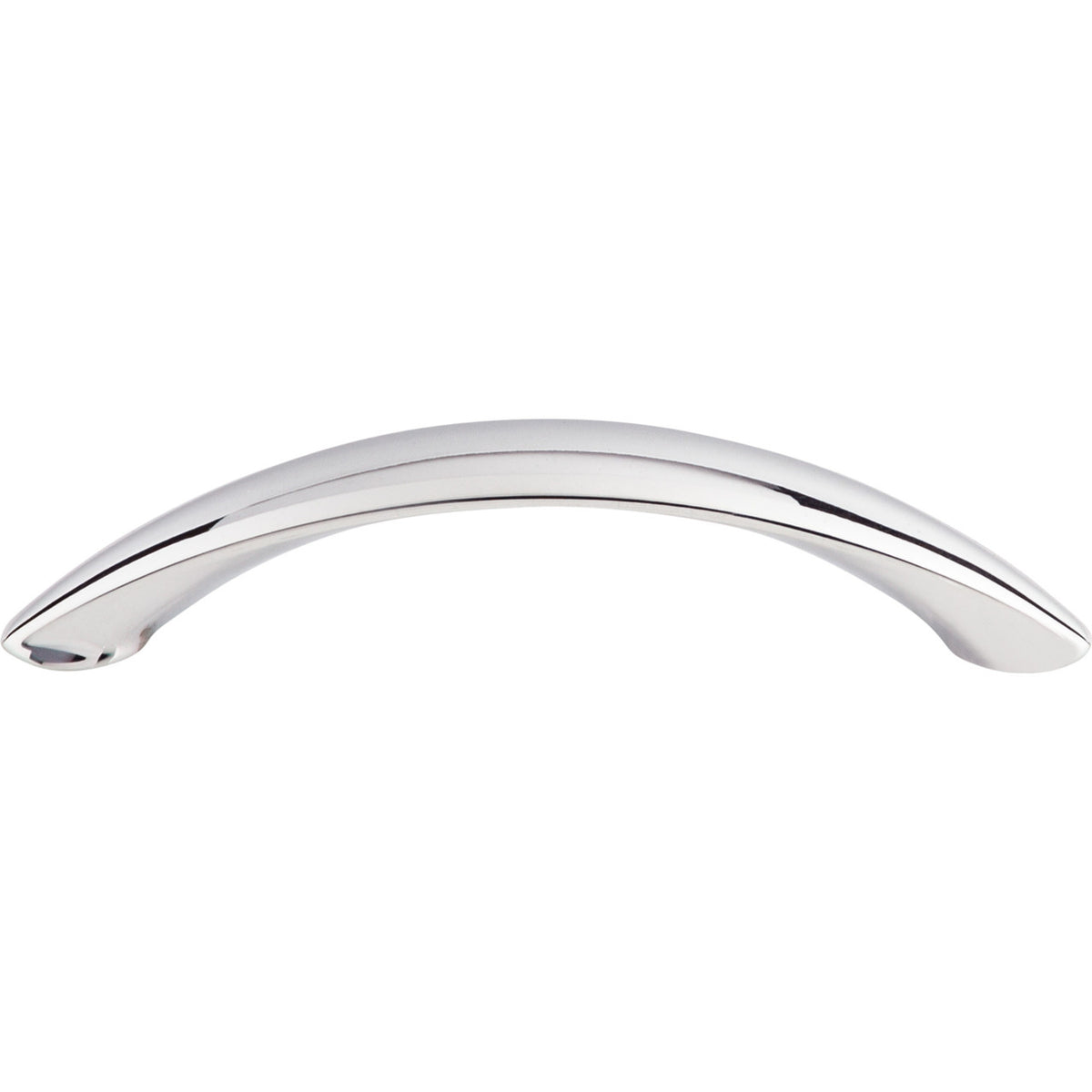 Top Knobs M1928: 4" cc Dakota Arc Cabinet Pull - Polished Chrome
