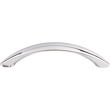 Top Knobs M1928: 4" cc Dakota Arc Cabinet Pull - Polished Chrome