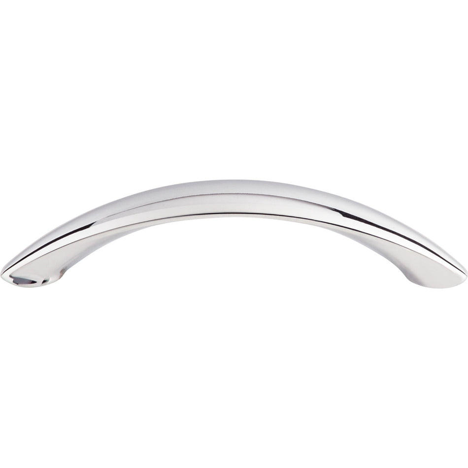 Top Knobs M1928: 4" cc Dakota Arc Cabinet Pull - Polished Chrome