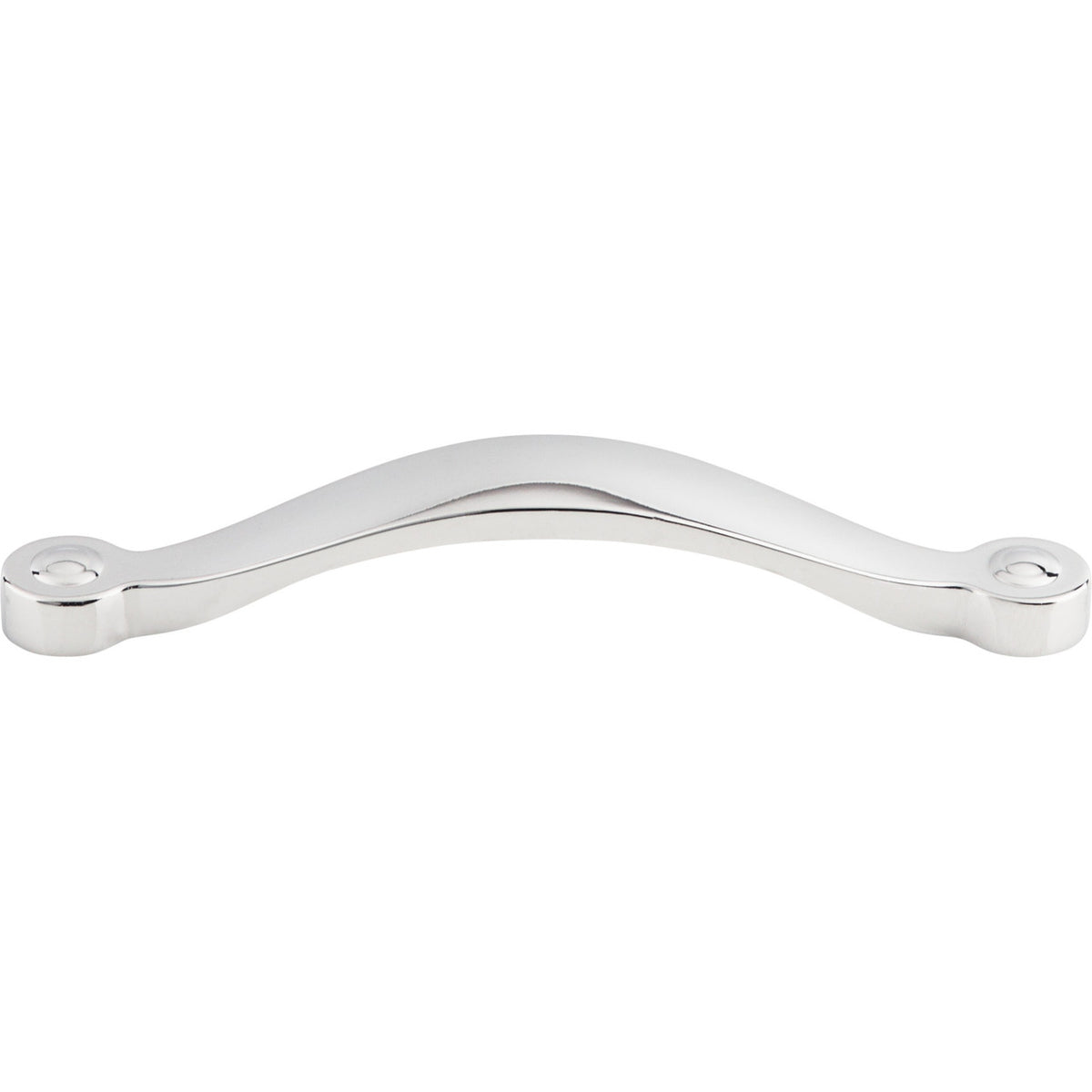 Top Knobs M1931: 5-1/16" cc Saddle Arch Cabinet Pull - Polished Chrome