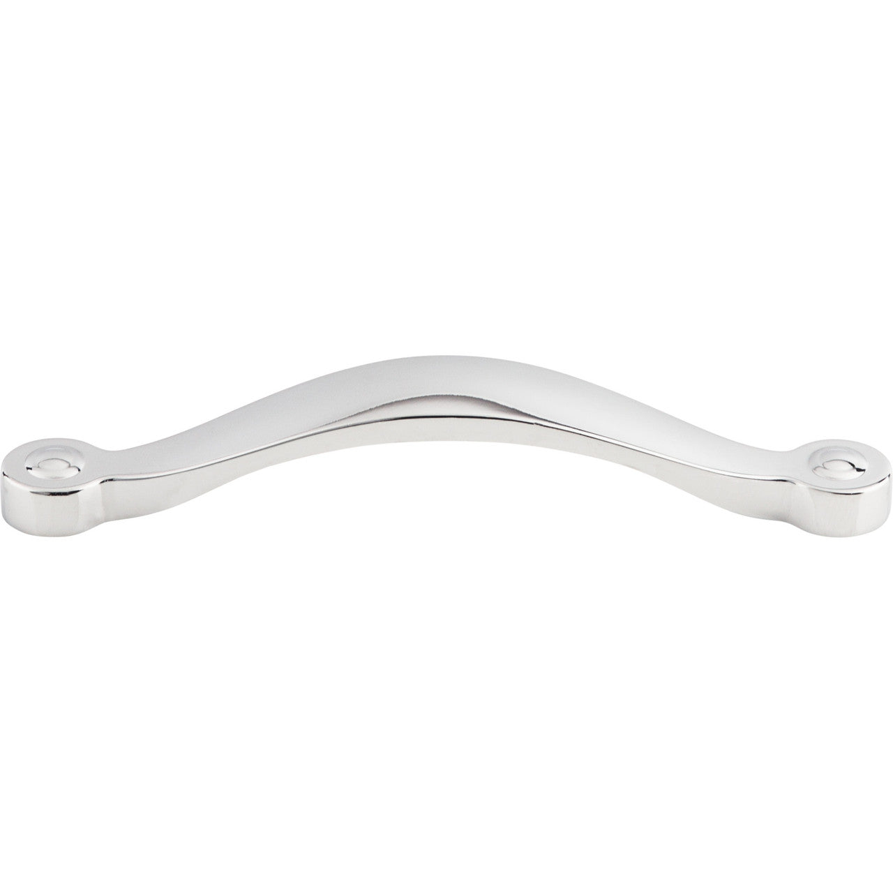 Top Knobs M1931: 5-1/16" cc Saddle Arch Cabinet Pull - Polished Chrome