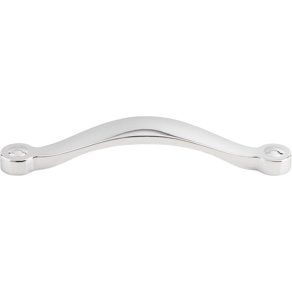 Top Knobs M1931: 5-1/16" cc Saddle Arch Cabinet Pull - Polished Chrome