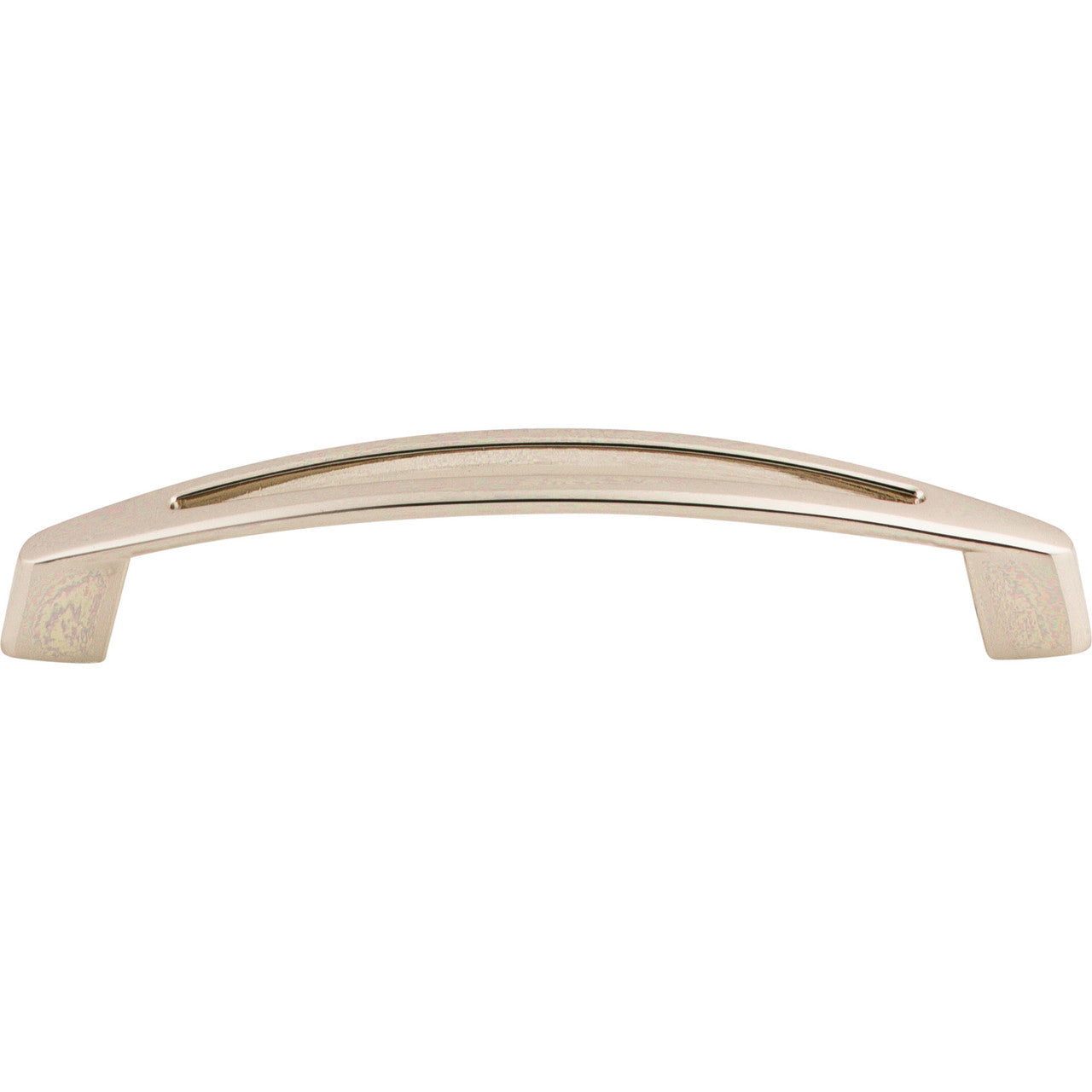 Top Knobs M1948: 5-1/16" cc Verona D-Handle Cabinet Pull - Polished Nickel
