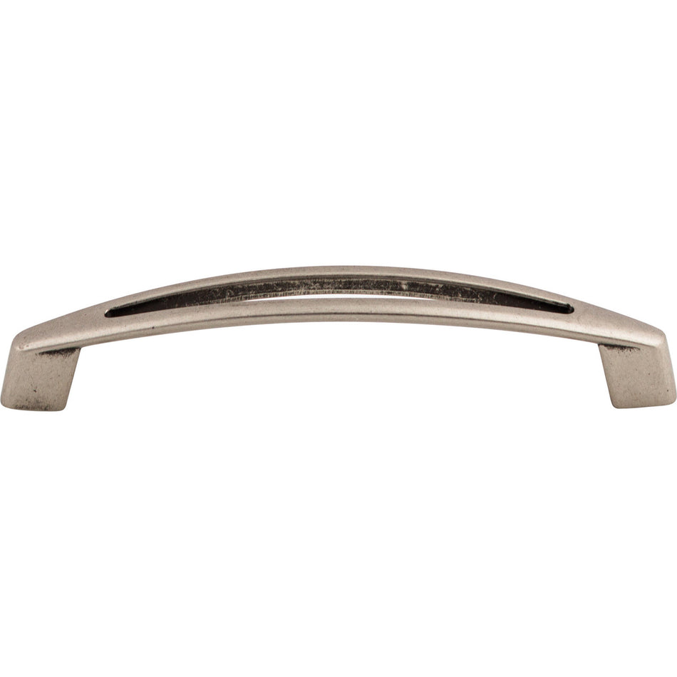 Top Knobs M1949: 5-1/16" cc Verona D-Handle Cabinet Pull - Pewter Antique