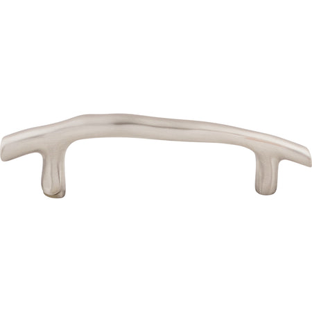 Top Knobs M1960: 3-1/2" cc Aspen II Twig Cabinet Pull - Brushed Satin Nickel
