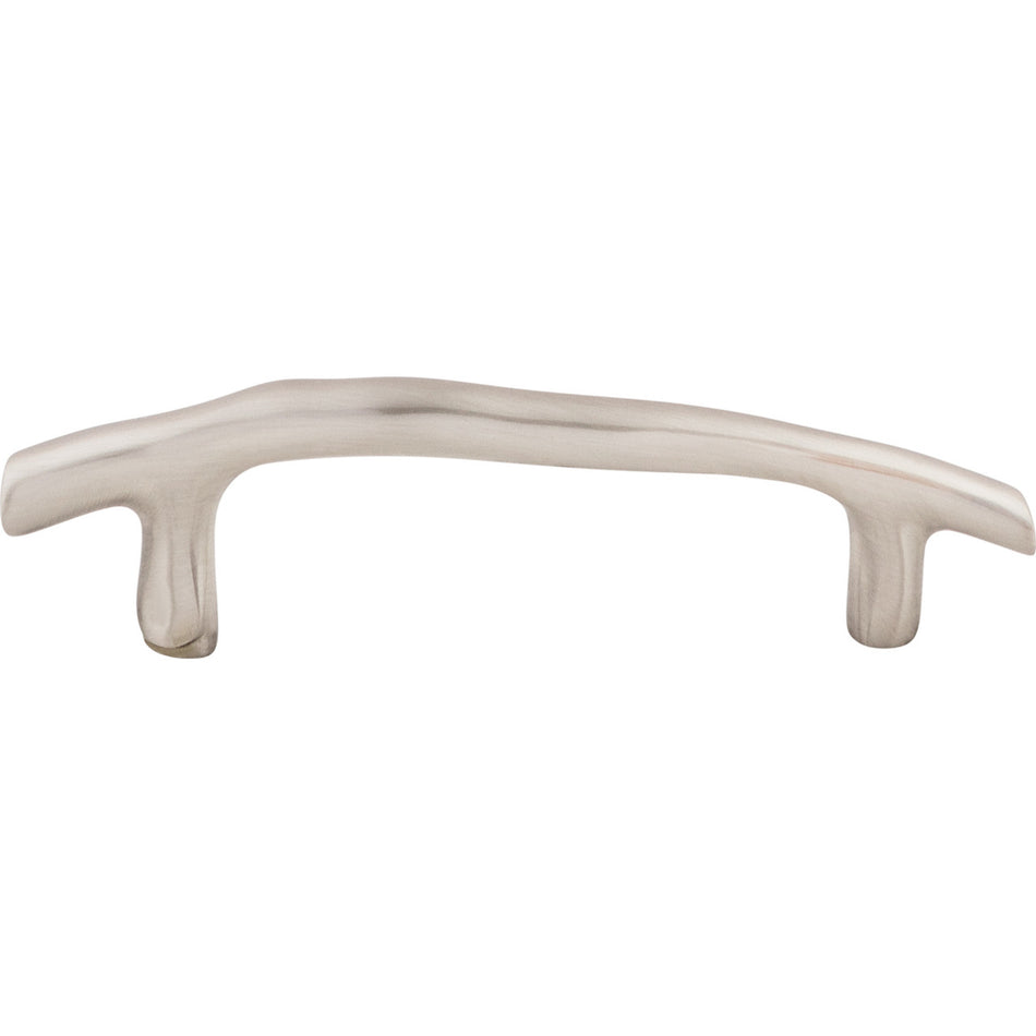 Top Knobs M1960: 3-1/2" cc Aspen II Twig Cabinet Pull - Brushed Satin Nickel