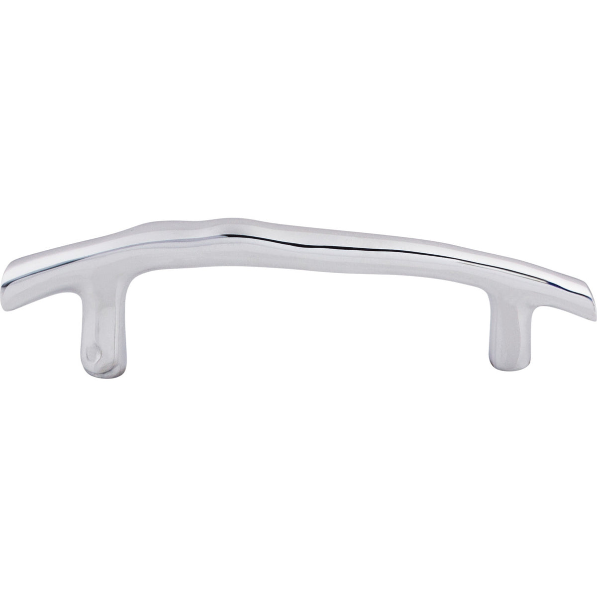 Top Knobs M1961: 3-1/2" cc Aspen II Twig Cabinet Pull - Polished Chrome