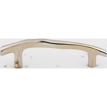 Top Knobs M1962: 3-1/2" cc Aspen II Twig Cabinet Pull - Polished Nickel