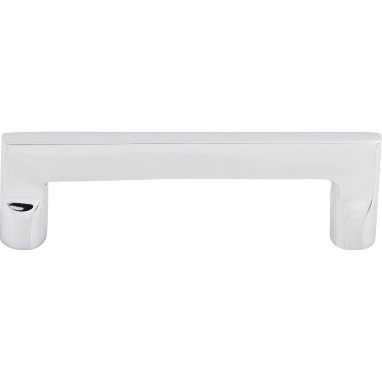 Top Knobs M1973: 4" cc Aspen II Flat-Sided Cabinet Pull - Polished Chrome