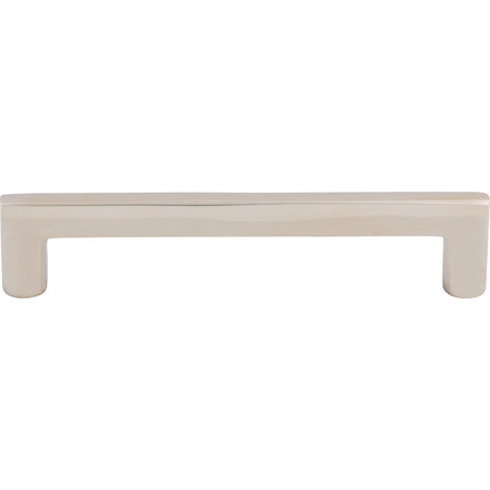 Top Knobs M1977: 6" cc Aspen II Flat-Sided Cabinet Pull - Polished Nickel