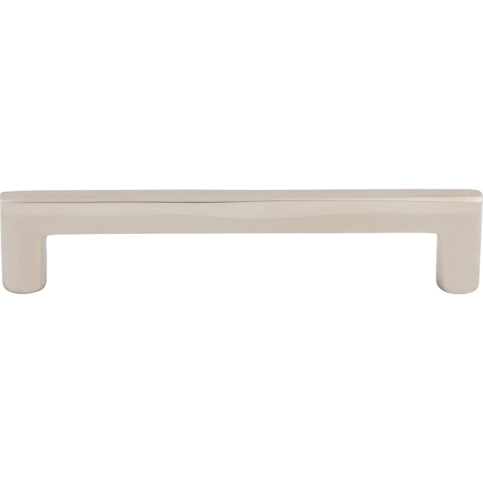 Top Knobs M1977: 6" cc Aspen II Flat-Sided Cabinet Pull - Polished Nickel