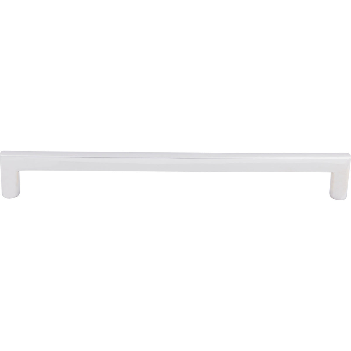 Top Knobs M1982: 12" cc Aspen II Flat-Sided Appliance Pull - Polished Chrome