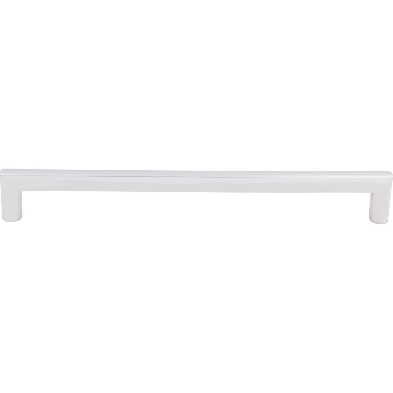 Top Knobs M1982: 12" cc Aspen II Flat-Sided Appliance Pull - Polished Chrome