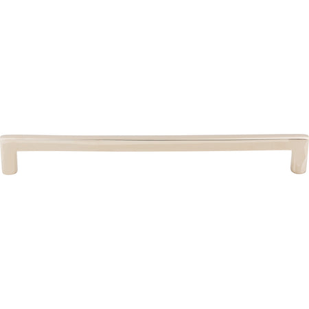 Top Knobs M1983: 12" cc Aspen II Flat-Sided Appliance Pull - Polished Nickel