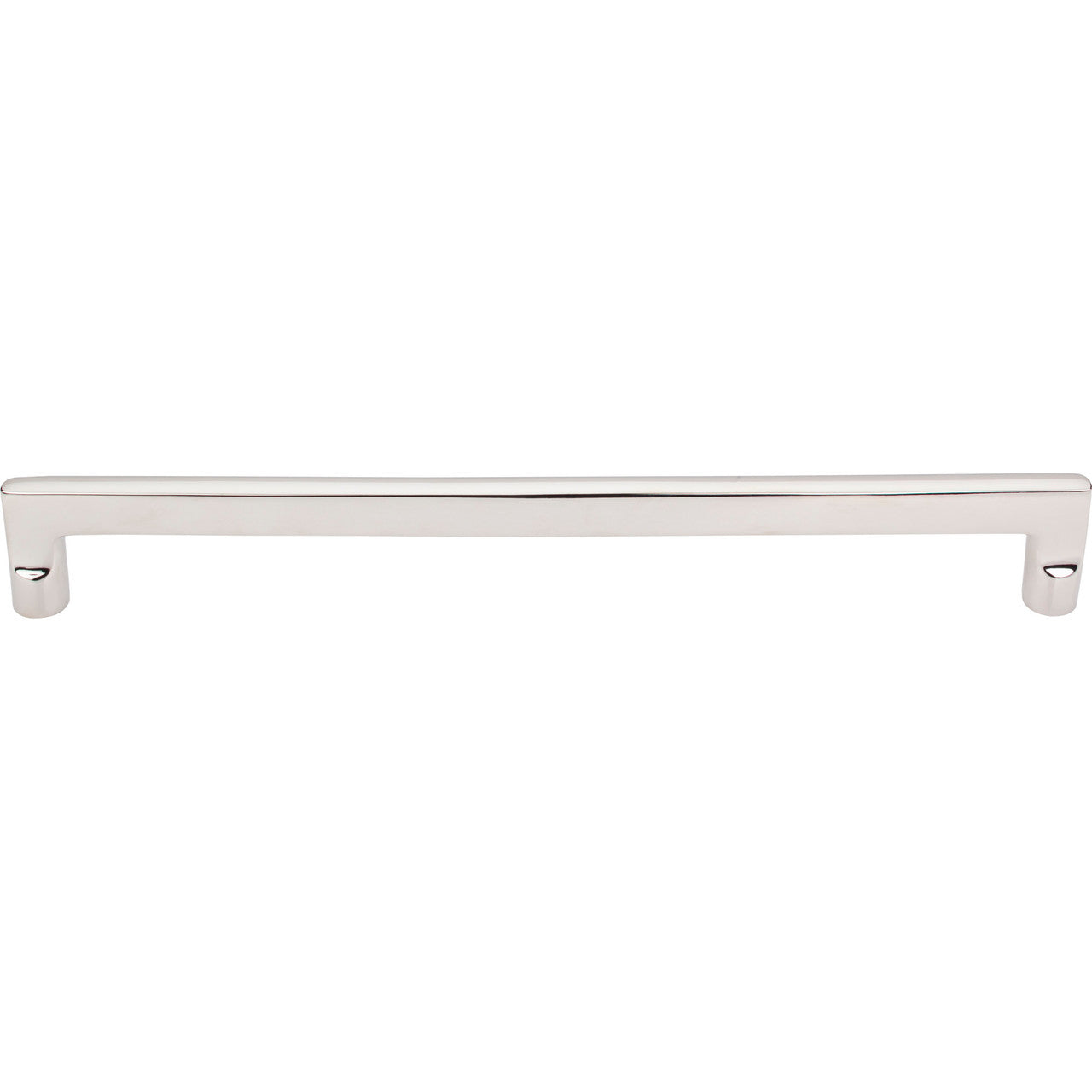 Top Knobs M1986: 18" cc Aspen II Flat-Sided Appliance Pull - Polished Nickel