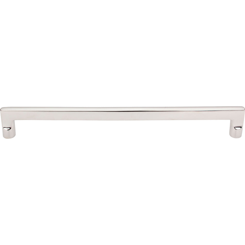 Top Knobs M1986: 18" cc Aspen II Flat-Sided Appliance Pull - Polished Nickel