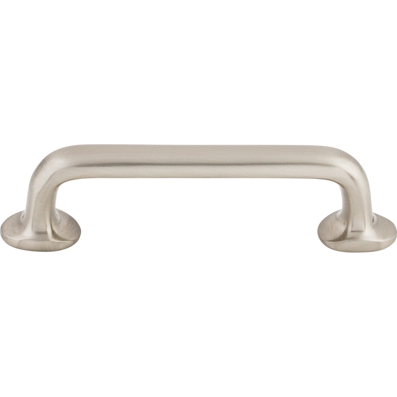 Top Knobs M1987: 4" cc Aspen II Round Bar Cabinet Pull - Brushed Satin Nickel