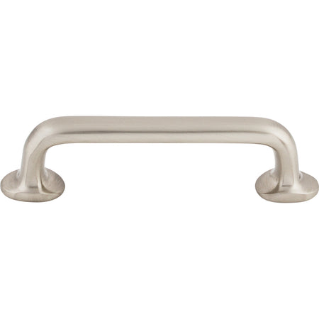 Top Knobs M1987: 4" cc Aspen II Round Bar Cabinet Pull - Brushed Satin Nickel