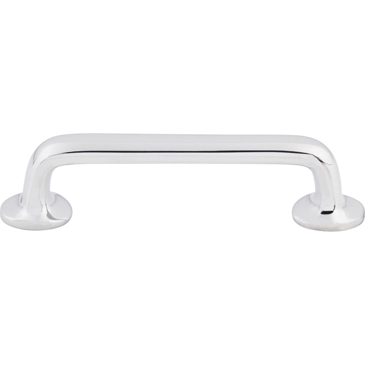 Top Knobs M1988: 4" cc Aspen II Round Bar Cabinet Pull - Polished Chrome