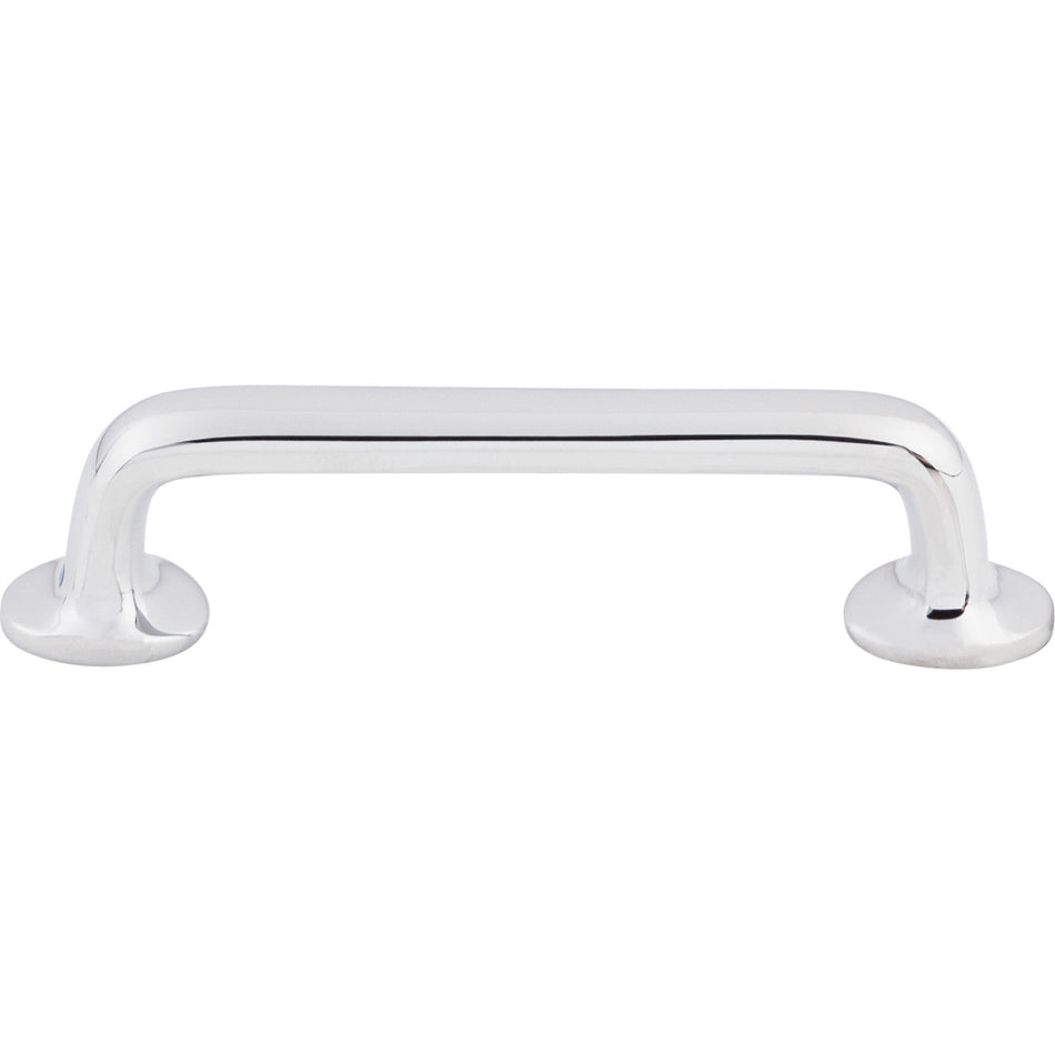 Top Knobs M1988: 4" cc Aspen II Round Bar Cabinet Pull - Polished Chrome