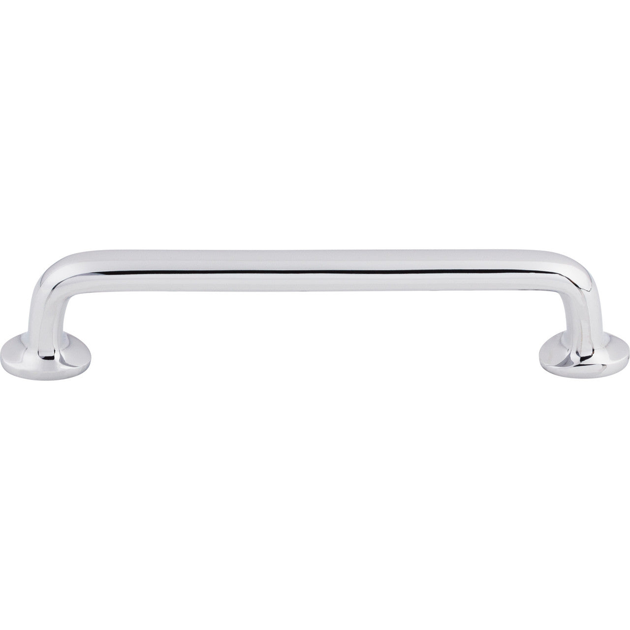 Top Knobs M1991: 6" cc Aspen II Round Bar Cabinet Pull - Polished Chrome