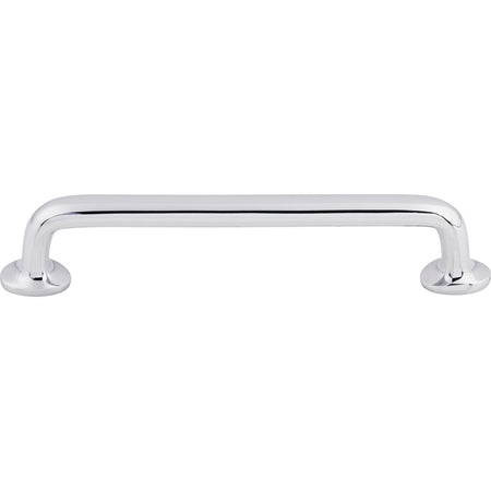 Top Knobs M1991: 6" cc Aspen II Round Bar Cabinet Pull - Polished Chrome