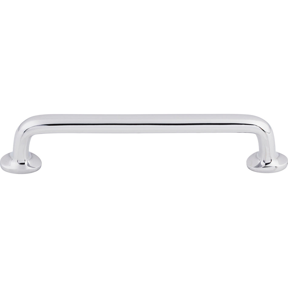 Top Knobs M1991: 6" cc Aspen II Round Bar Cabinet Pull - Polished Chrome