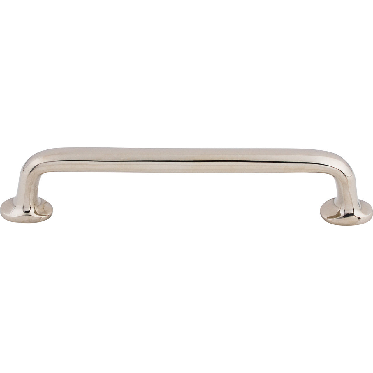Top Knobs M1992: 6" cc Aspen II Round Bar Cabinet Pull - Polished Nickel