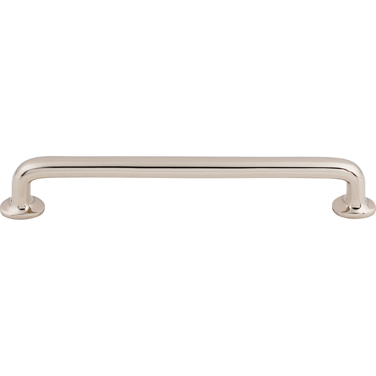 Top Knobs M1995: 9" cc Aspen II Round Bar Cabinet Pull - Polished Nickel