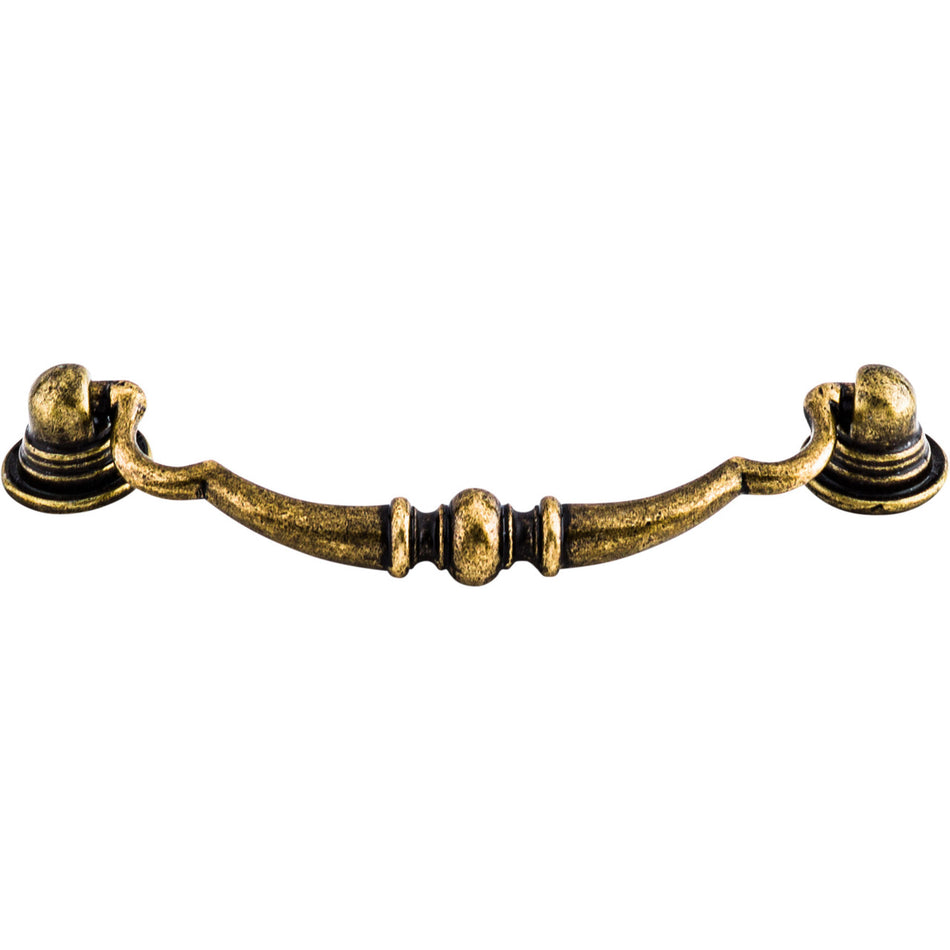 Top Knobs M1: 3-3/4" cc Oxford Drop Bail Cabinet Pull - German Bronze