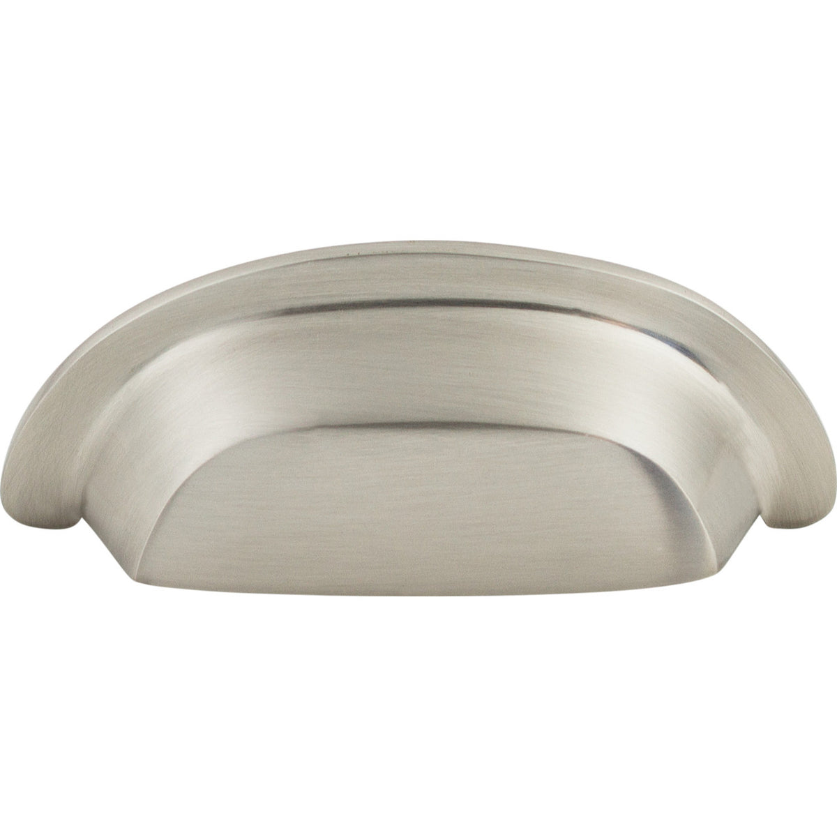 Top Knobs M2002: 3" cc Aspen II Cup Cabinet Pull - Brushed Satin Nickel