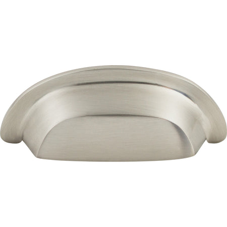Top Knobs M2002: 3" cc Aspen II Cup Cabinet Pull - Brushed Satin Nickel