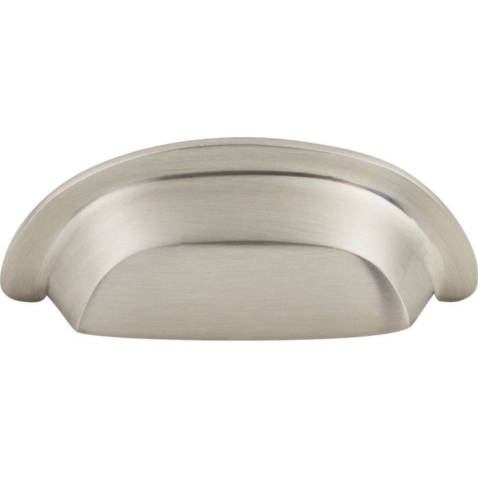 Top Knobs M2002: 3" cc Aspen II Cup Cabinet Pull - Brushed Satin Nickel
