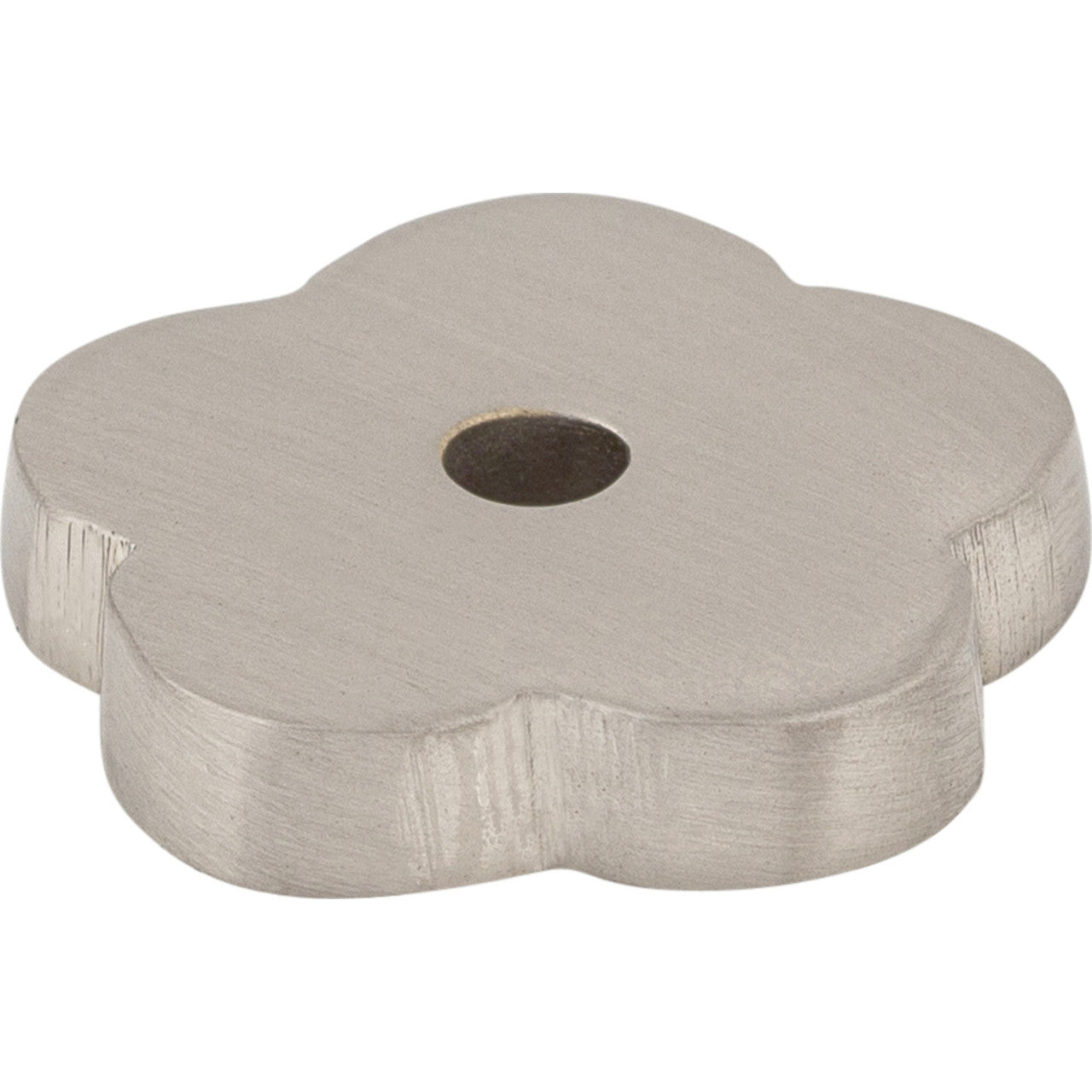 Top Knobs M2005: Aspen II Flower Backplate - Brushed Satin Nickel