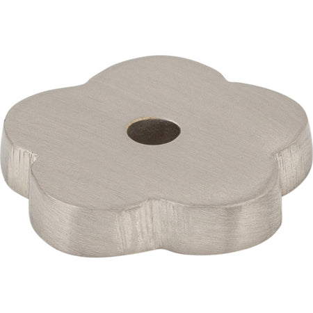 Top Knobs M2005: Aspen II Flower Backplate - Brushed Satin Nickel