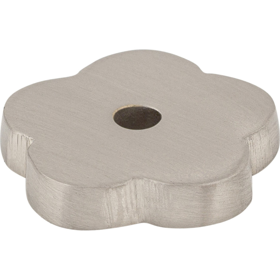 Top Knobs M2005: Aspen II Flower Backplate - Brushed Satin Nickel