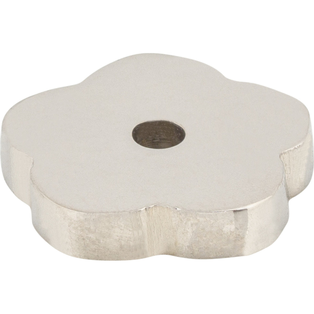 Top Knobs M2007: Aspen II Flower Backplate - Polished Nickel