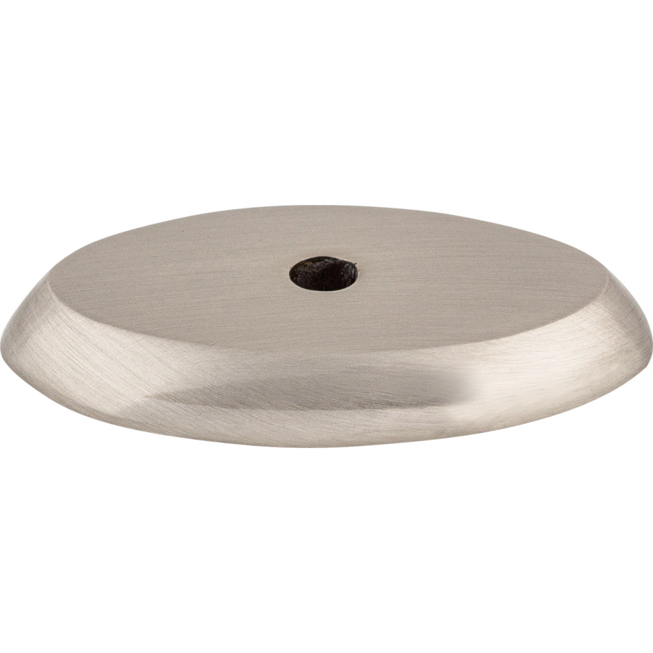 Top Knobs M2011: Aspen II Oval Backplate - Brushed Satin Nickel