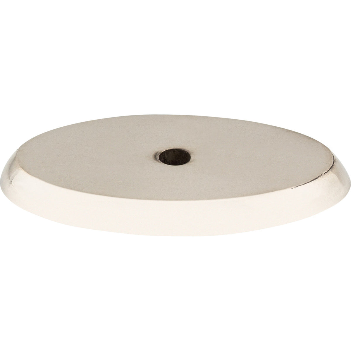 Top Knobs M2016: Aspen II Oval Backplate - Polished Nickel