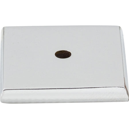 Top Knobs M2021: Aspen II Square Backplate - Polished Chrome