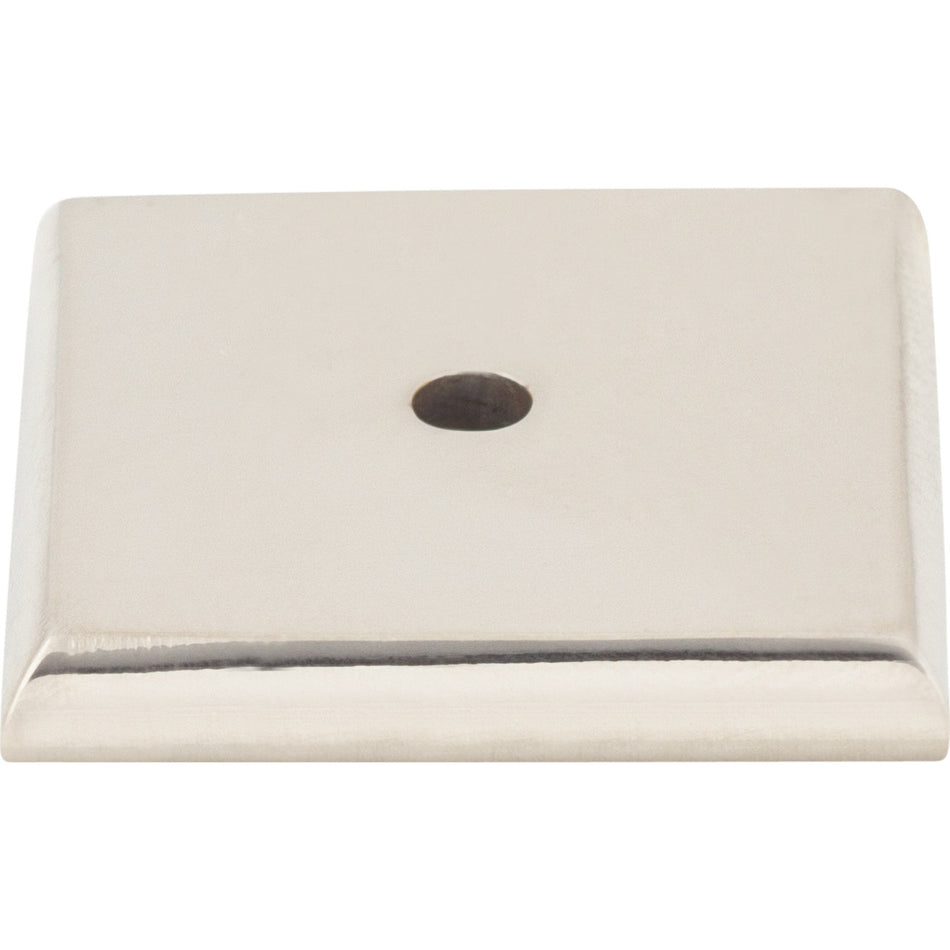 Top Knobs M2022: Aspen II Square Backplate - Polished Nickel