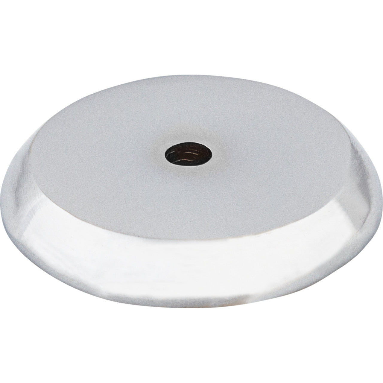 Top Knobs M2027: Aspen II Round Backplate - Polished Chrome