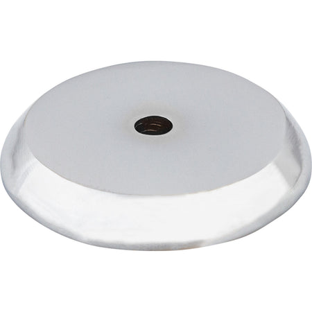 Top Knobs M2027: Aspen II Round Backplate - Polished Chrome
