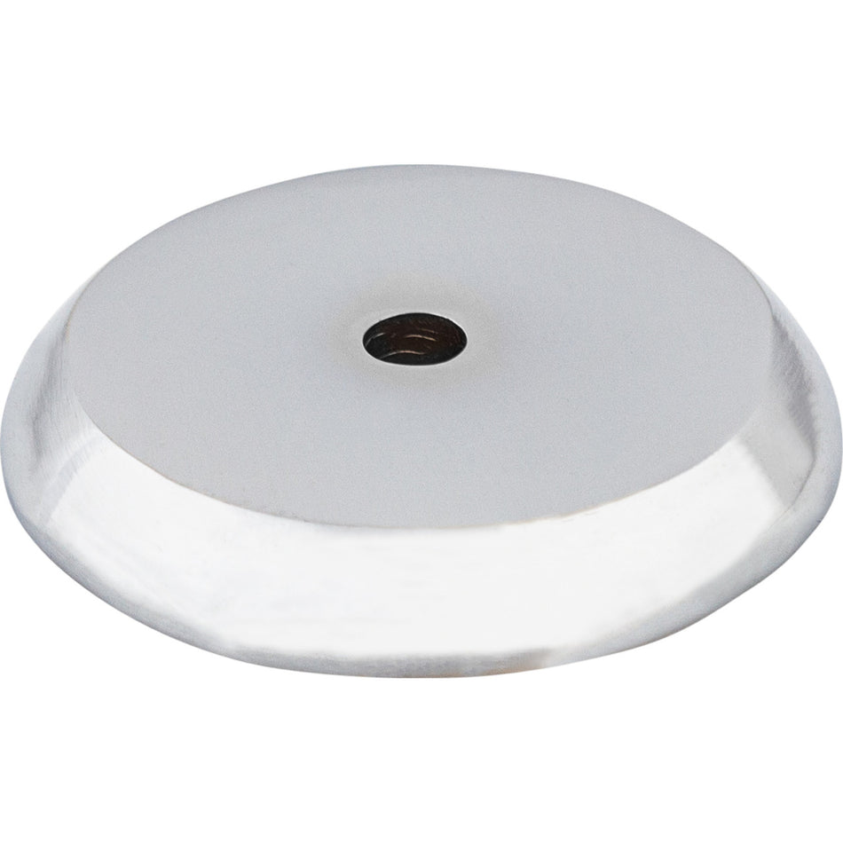 Top Knobs M2027: Aspen II Round Backplate - Polished Chrome