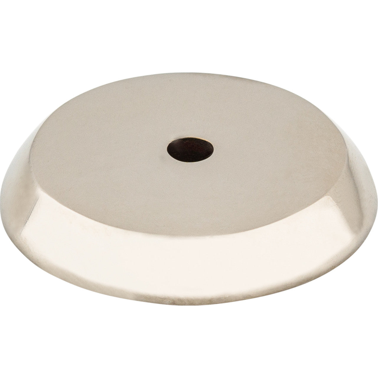Top Knobs M2028: Aspen II Round Backplate - Polished Nickel