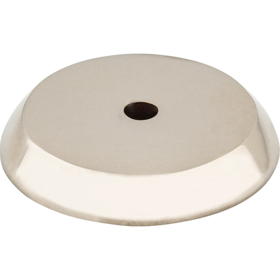 Top Knobs M2028: Aspen II Round Backplate - Polished Nickel