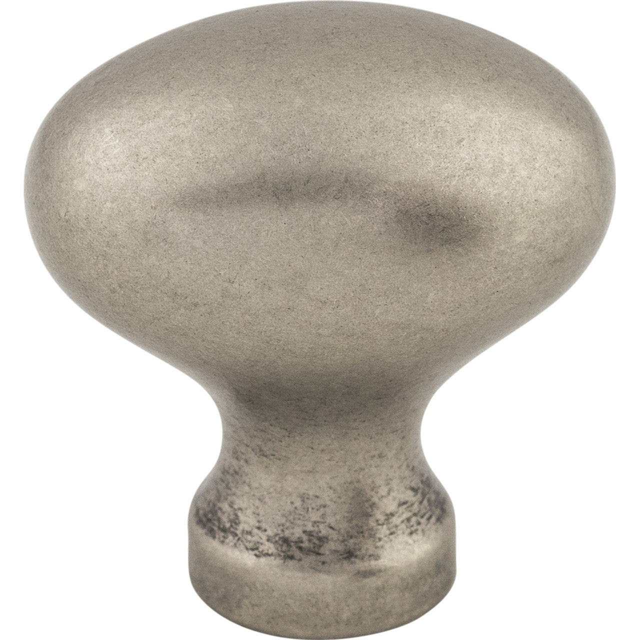 Top Knobs M202: 1-1/4" Somerset II Egg Cabinet Knob - Pewter Antique