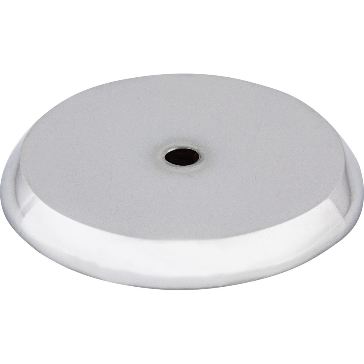 Top Knobs M2030: Aspen II Round Backplate - Polished Chrome